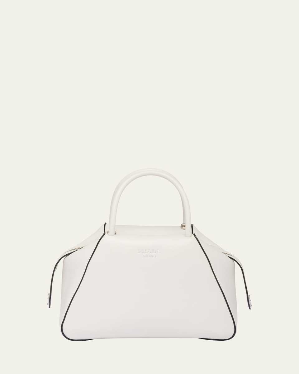Soft Leather Top-Handle Bag